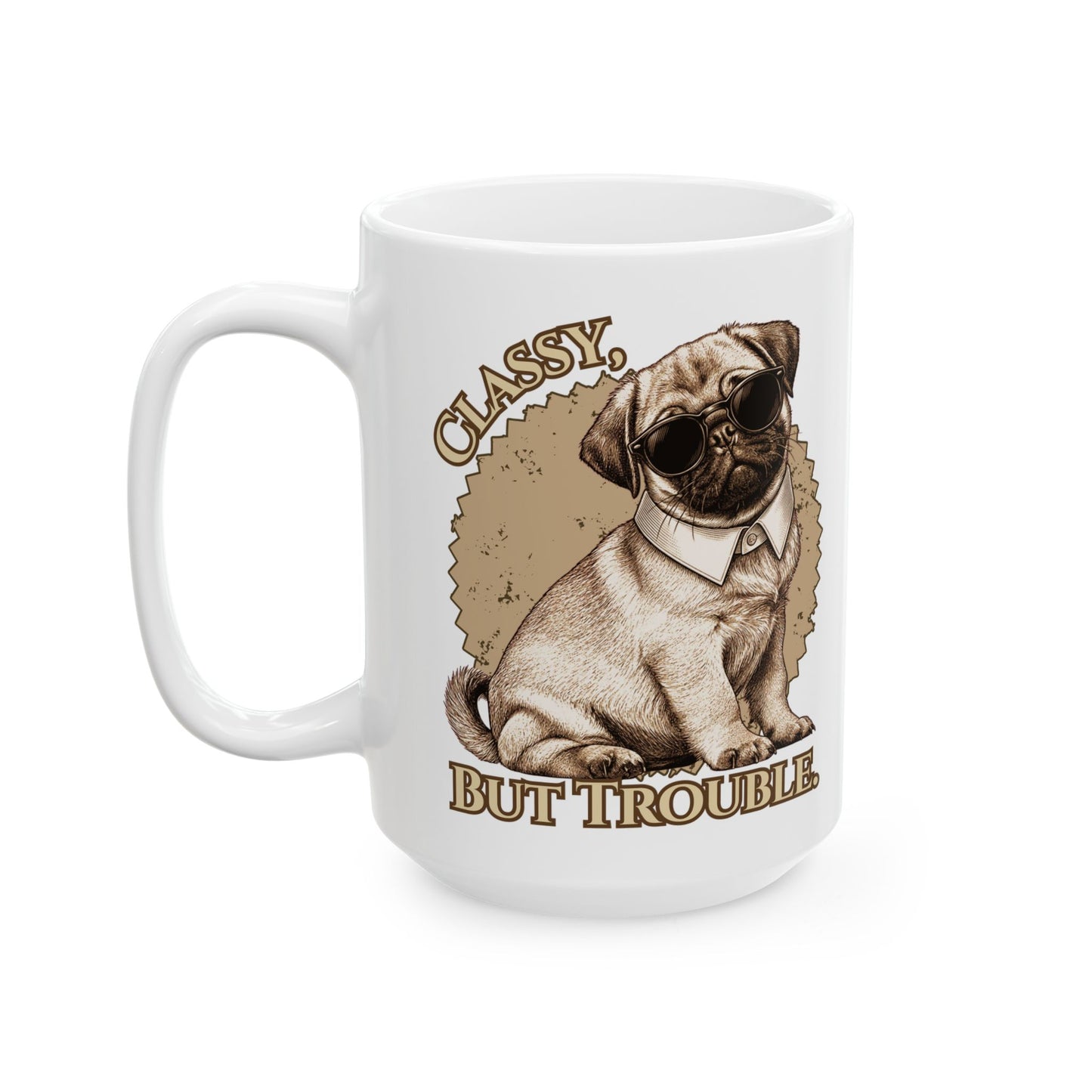 Ceramic Mug, (15oz)