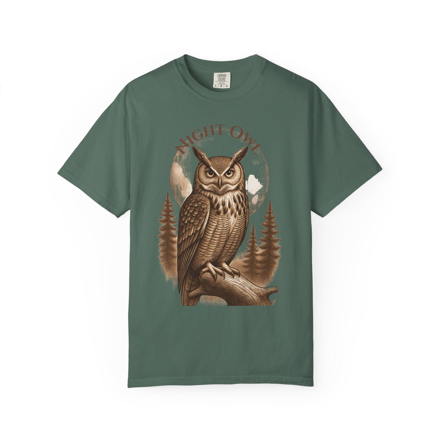 Night Owl – Vintage Engraving Owl T-Shirt | Dark Academia Forestcore