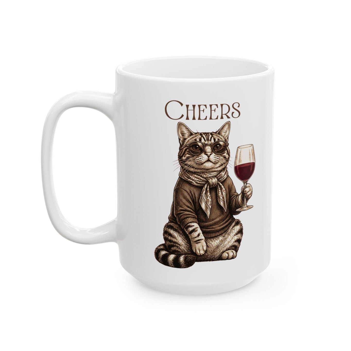 Ceramic Mug, (15oz)
