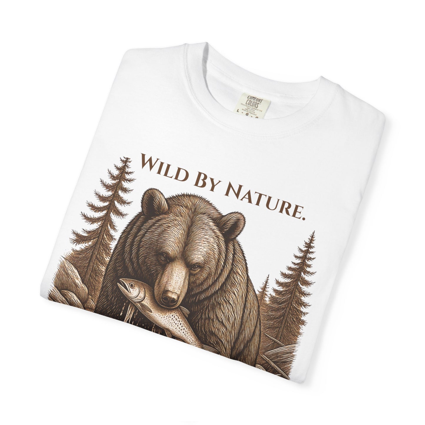 Wild By Nature – Camiseta teñida de oso