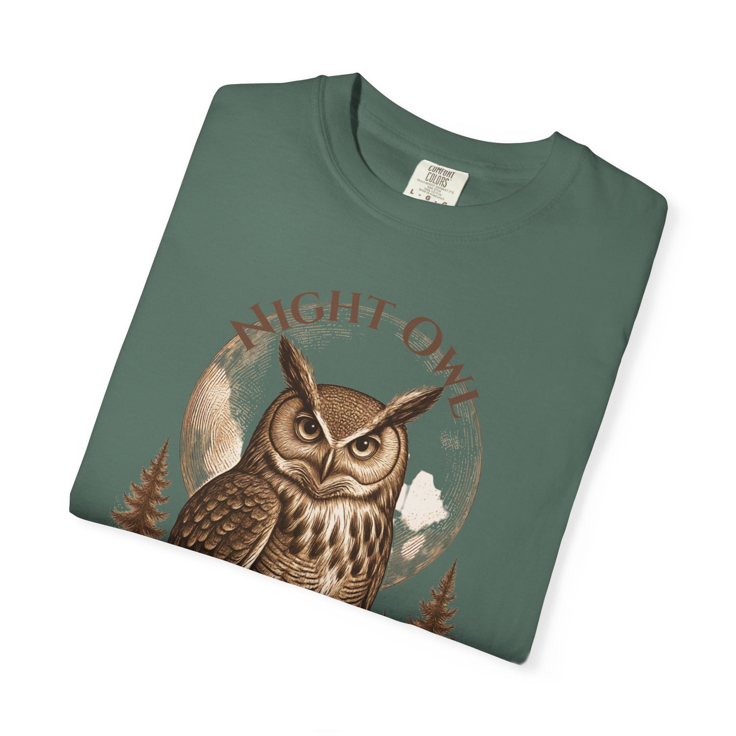 Night Owl – Vintage Engraving Owl T-Shirt | Dark Academia Forestcore