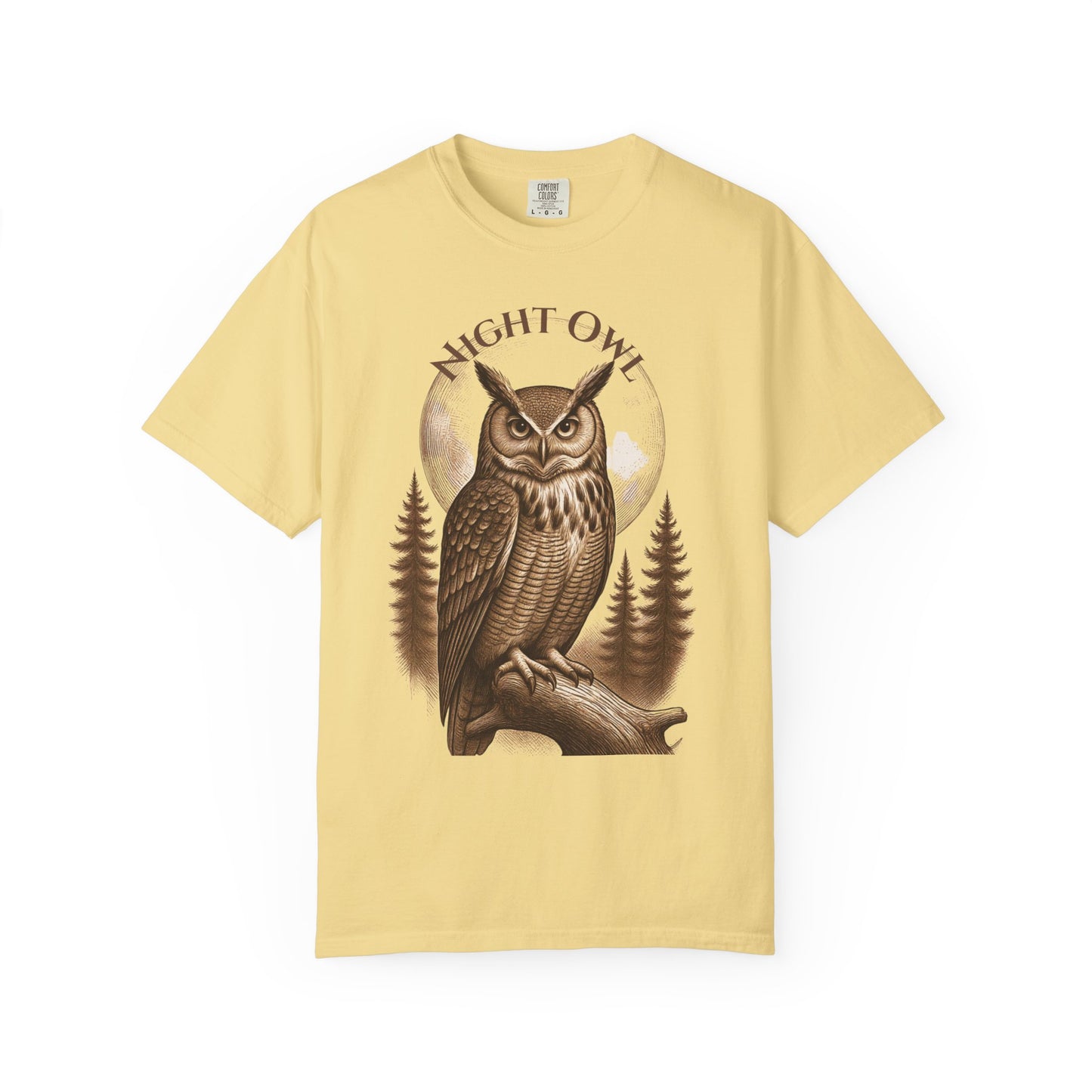 Night Owl – Vintage Engraving Owl T-Shirt | Dark Academia Forestcore