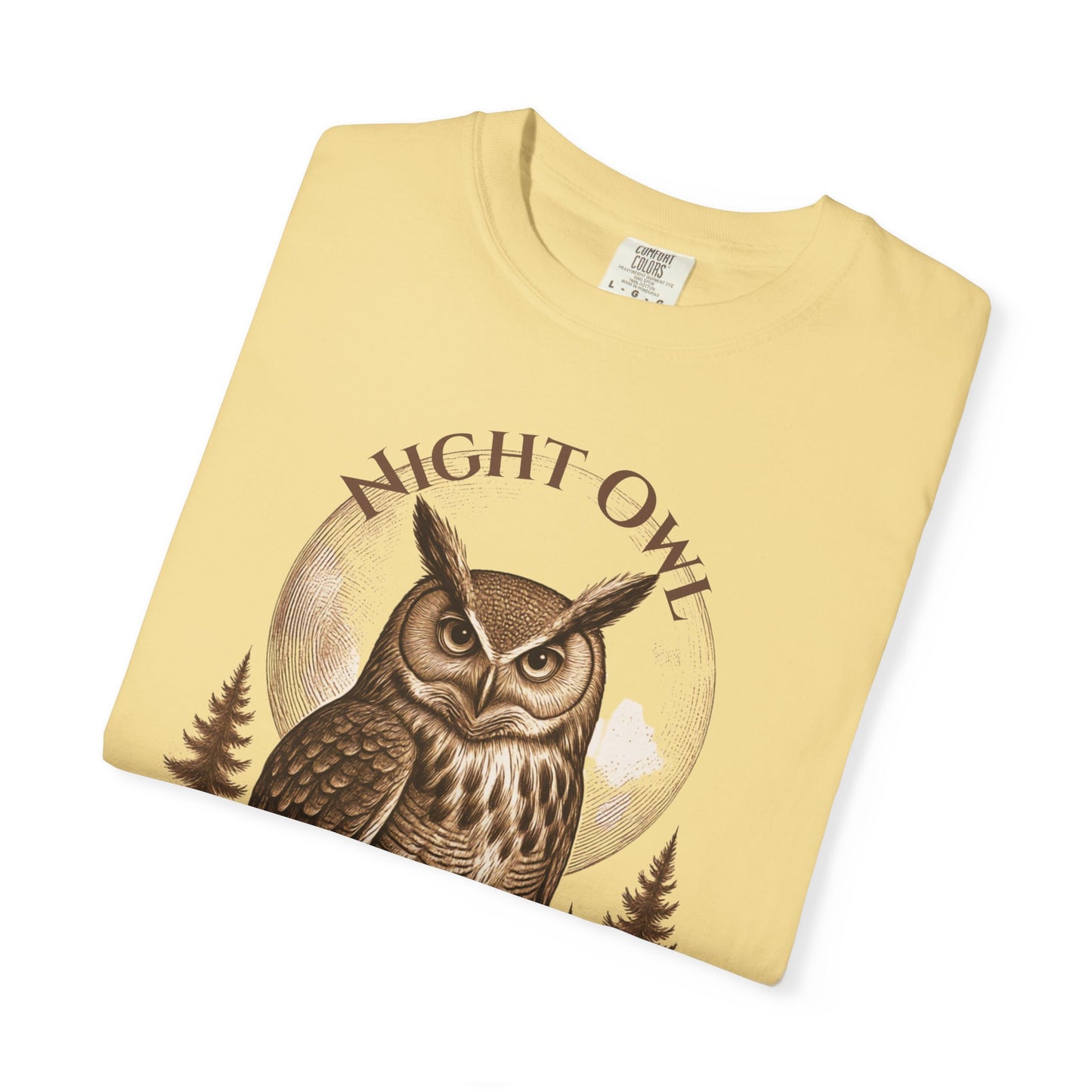 Night Owl – Vintage Engraving Owl T-Shirt | Dark Academia Forestcore