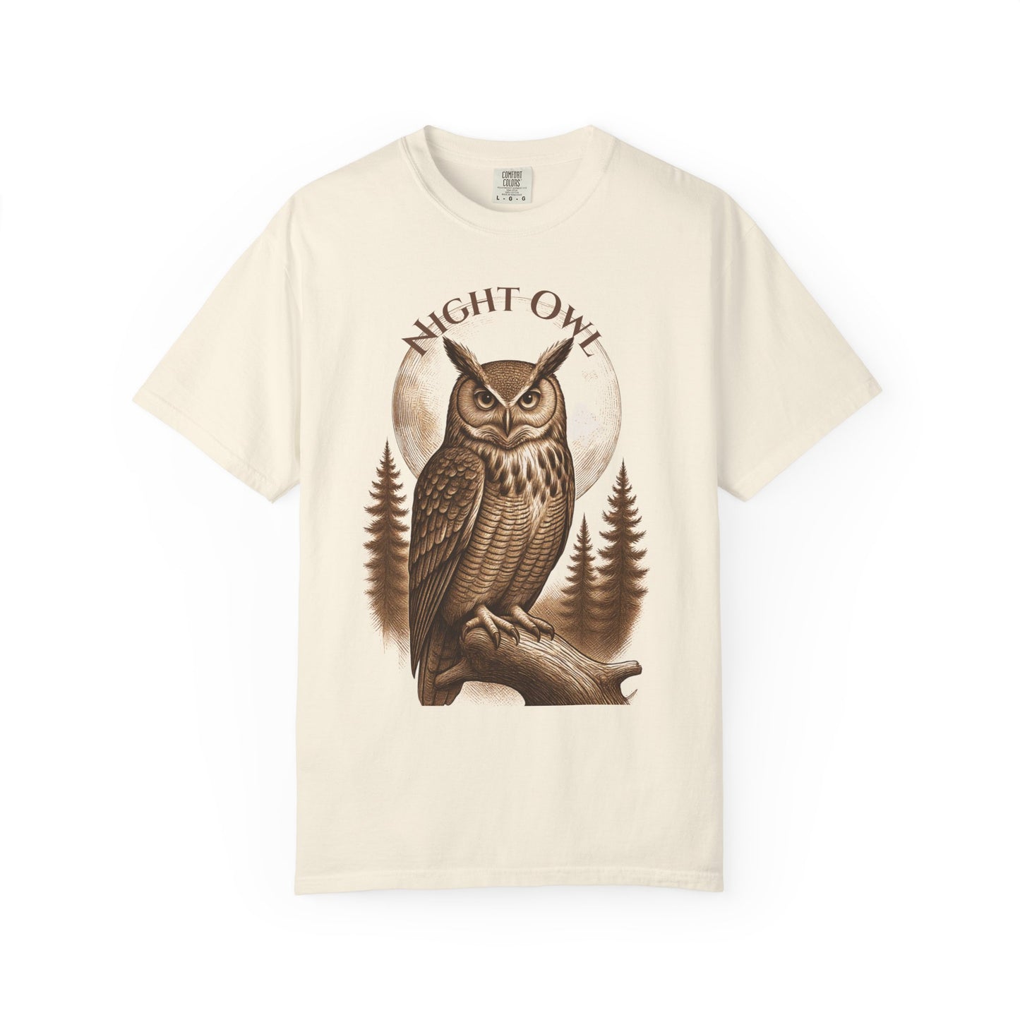 Night Owl – Vintage Engraving Owl T-Shirt | Dark Academia Forestcore