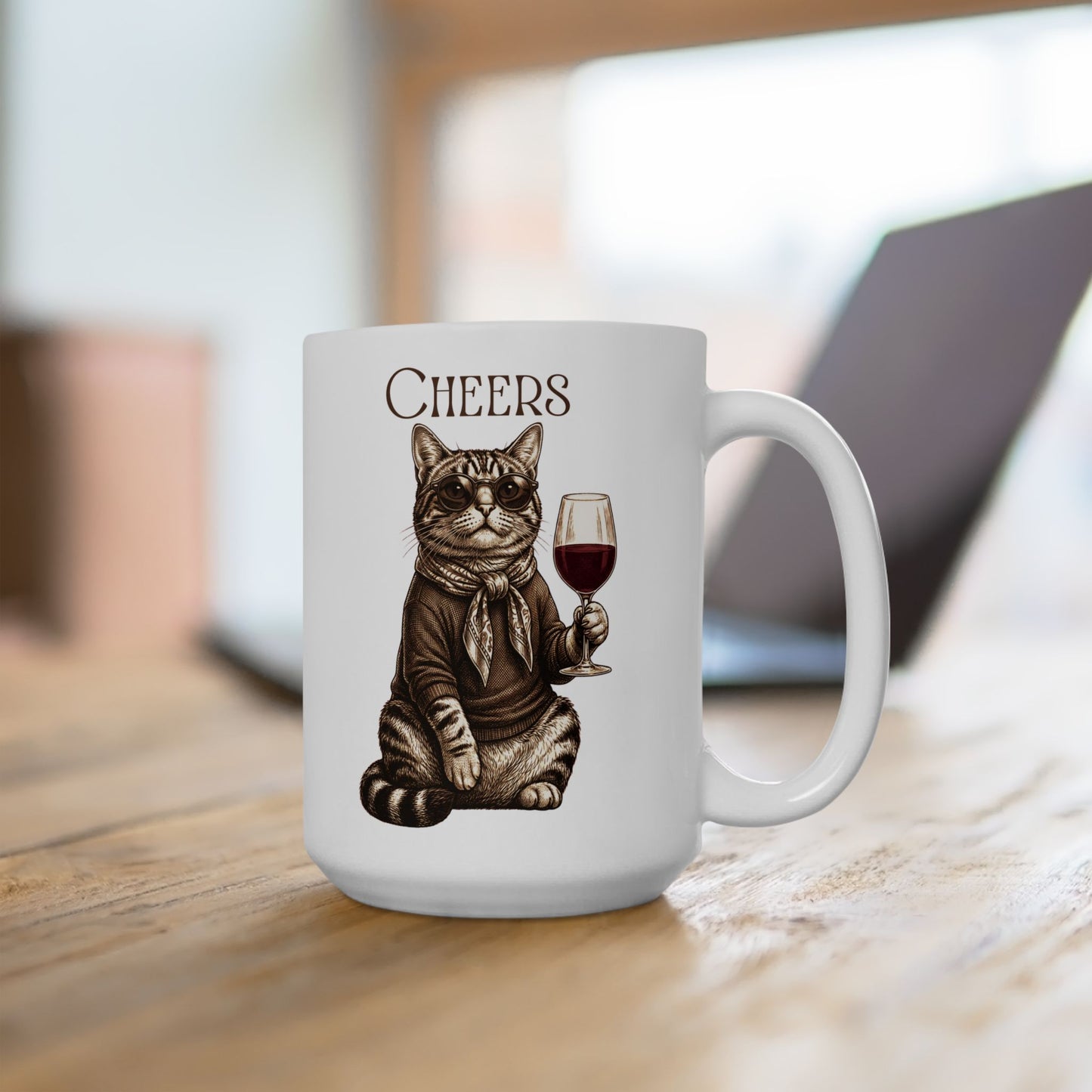 Ceramic Mug, (15oz)