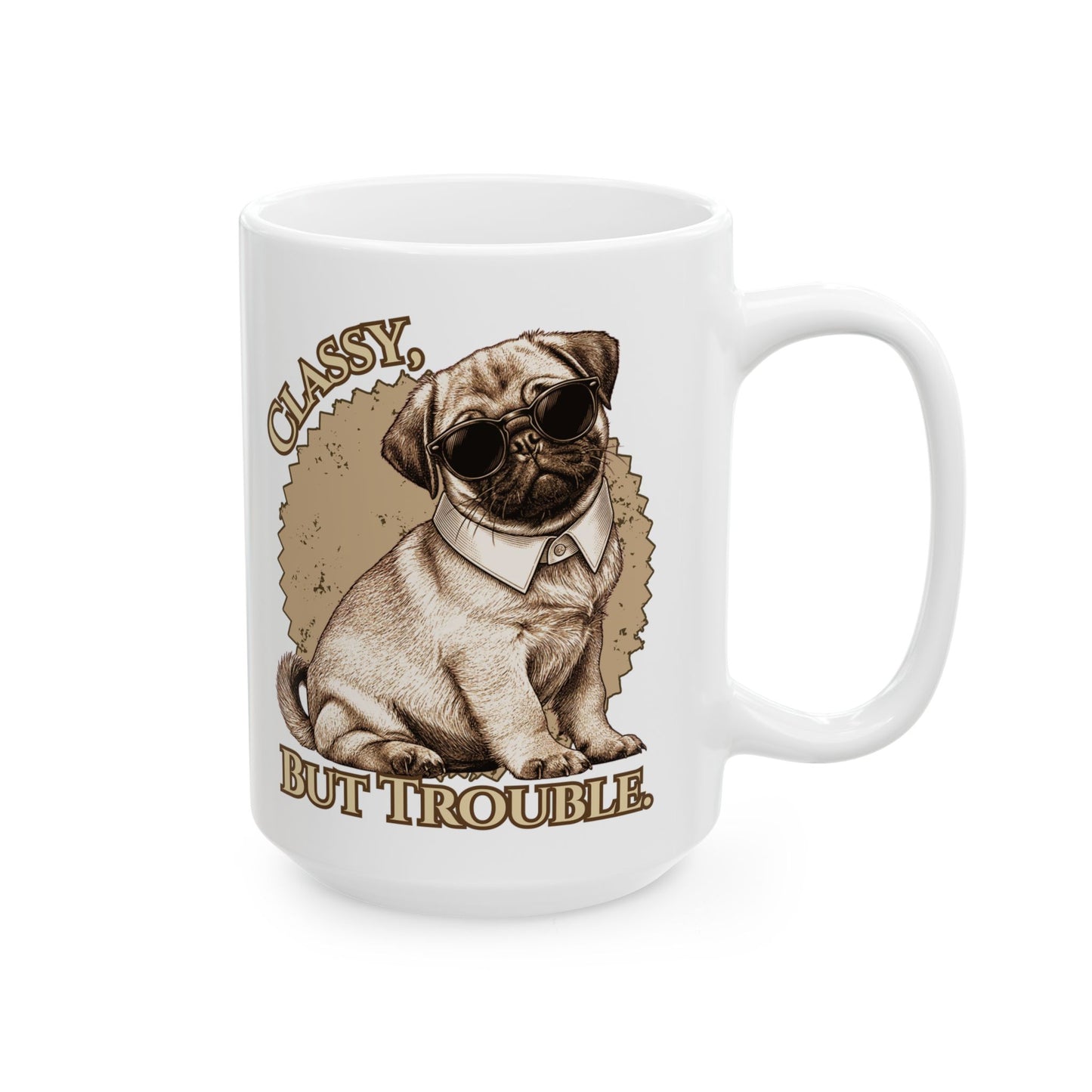 Ceramic Mug, (15oz)