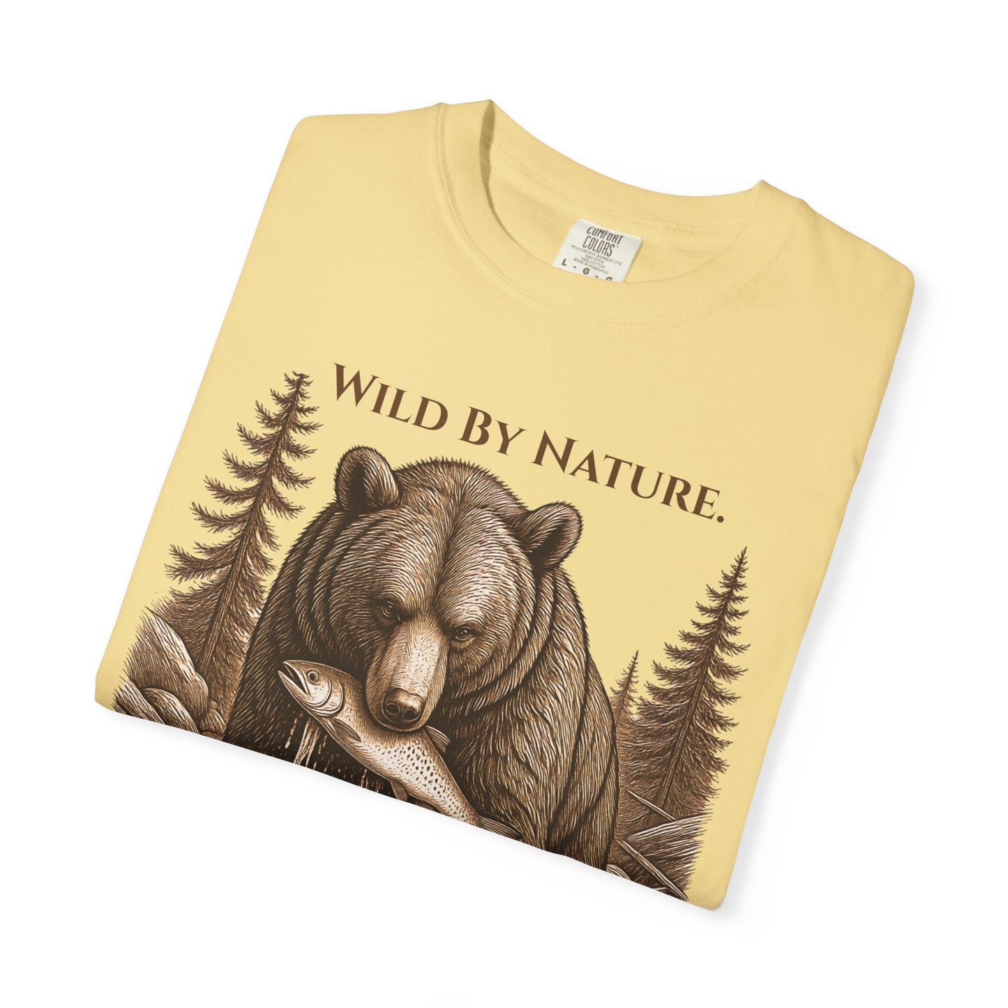 Wild By Nature – Camiseta teñida de oso