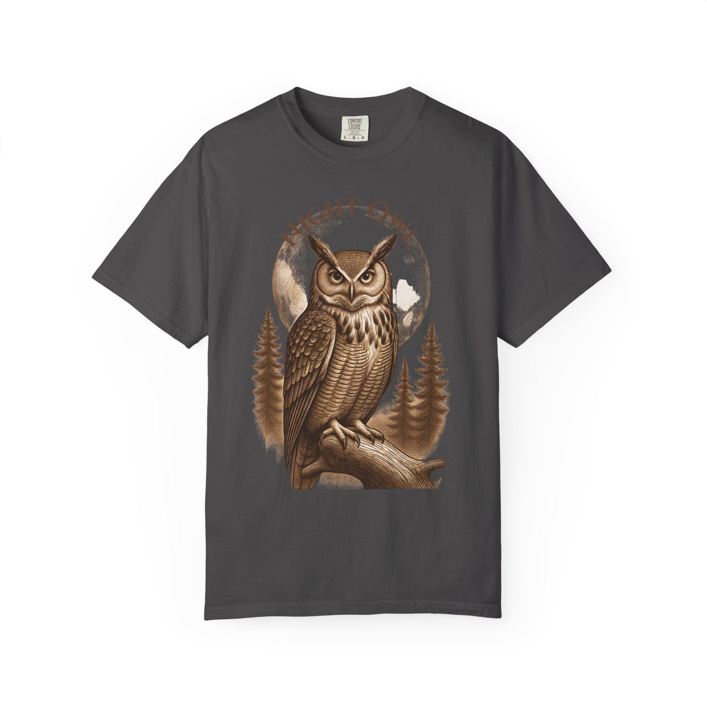 Night Owl – Vintage Engraving Owl T-Shirt | Dark Academia Forestcore