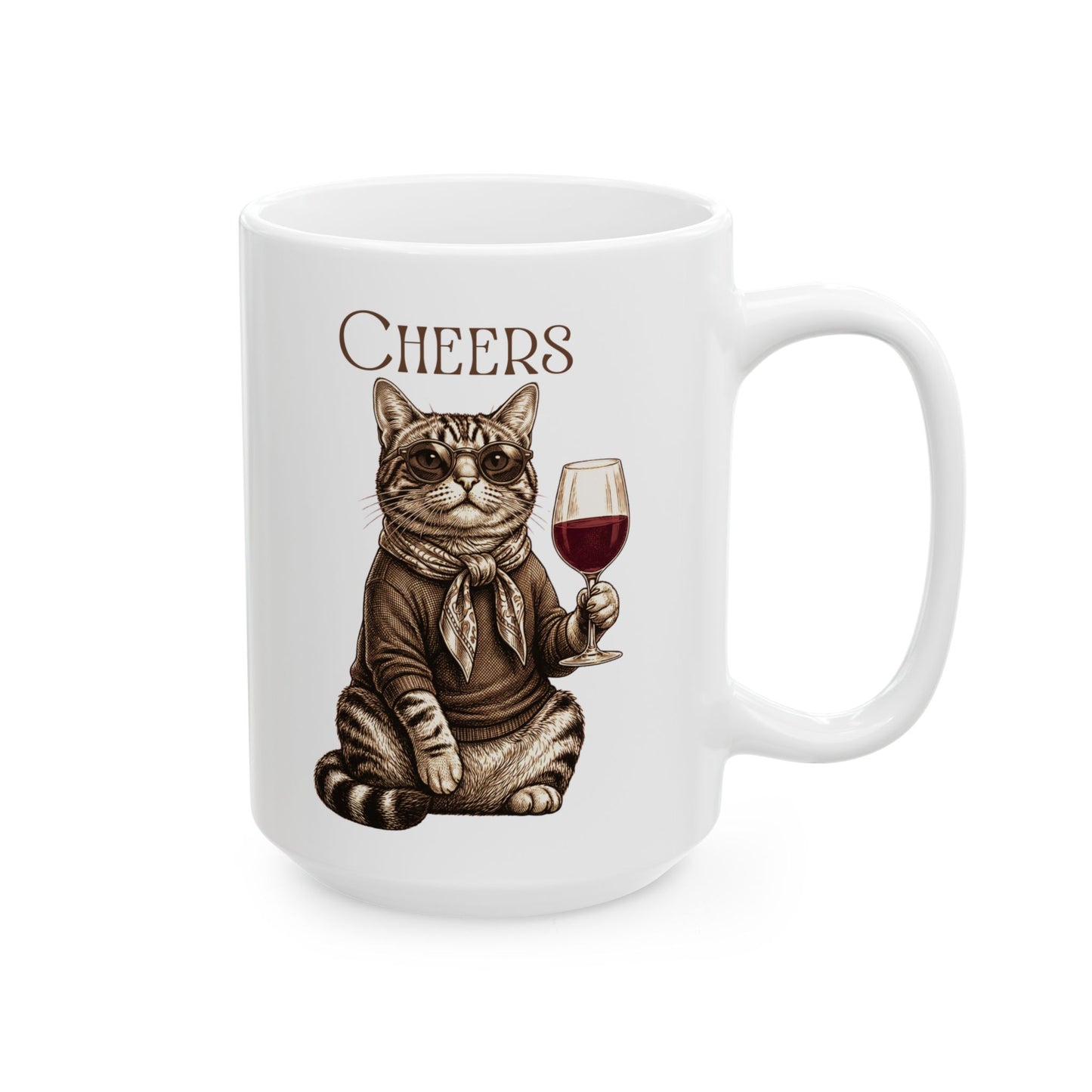 Ceramic Mug, (15oz)