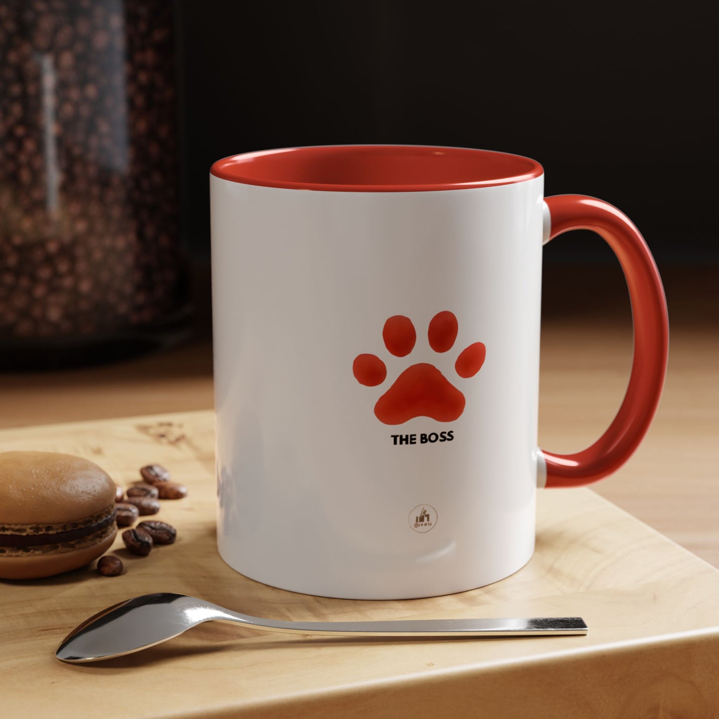 Taza divertida de bulldog francés | Taza de café "Boss Frenchie" para amantes de los perros