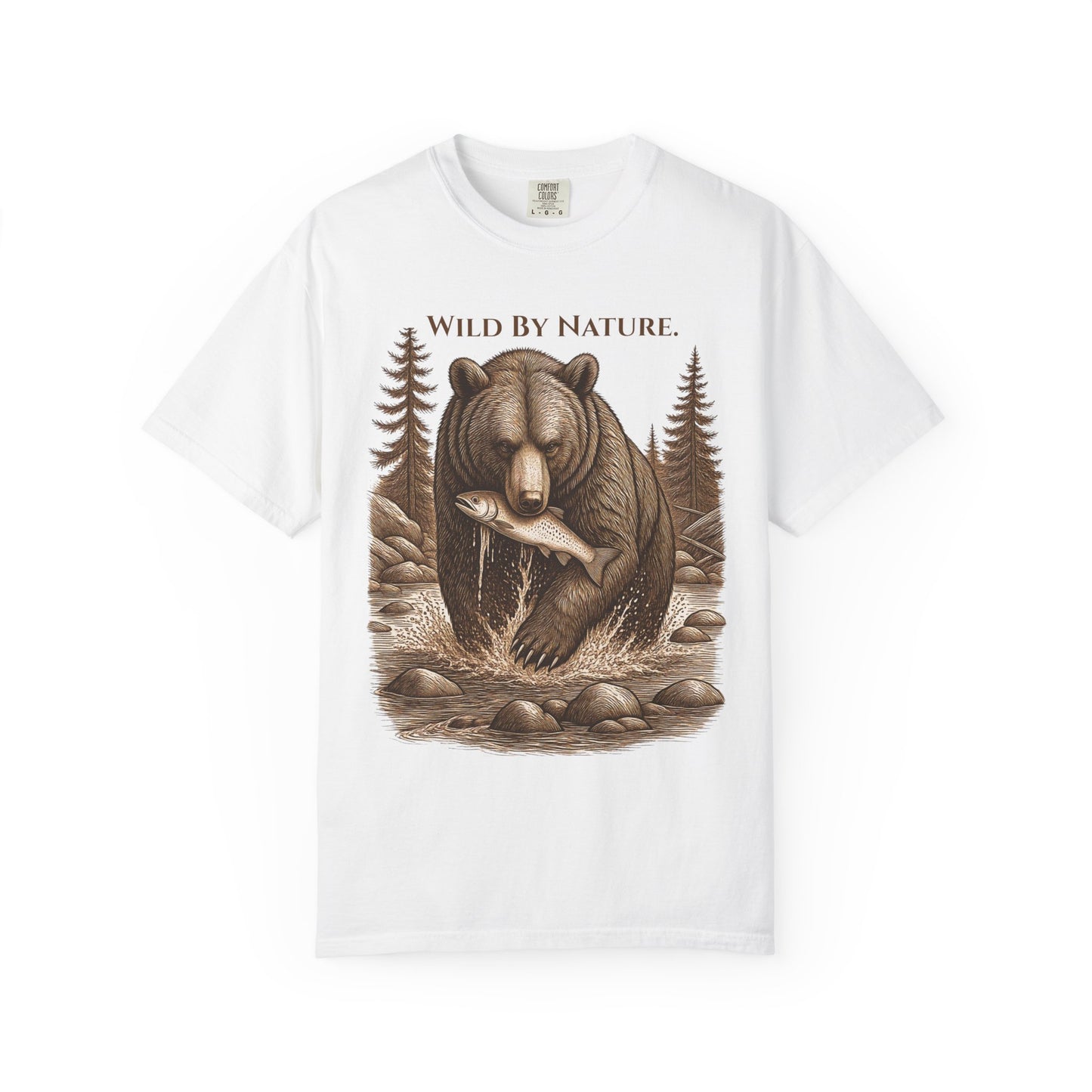 Wild By Nature – Camiseta teñida de oso