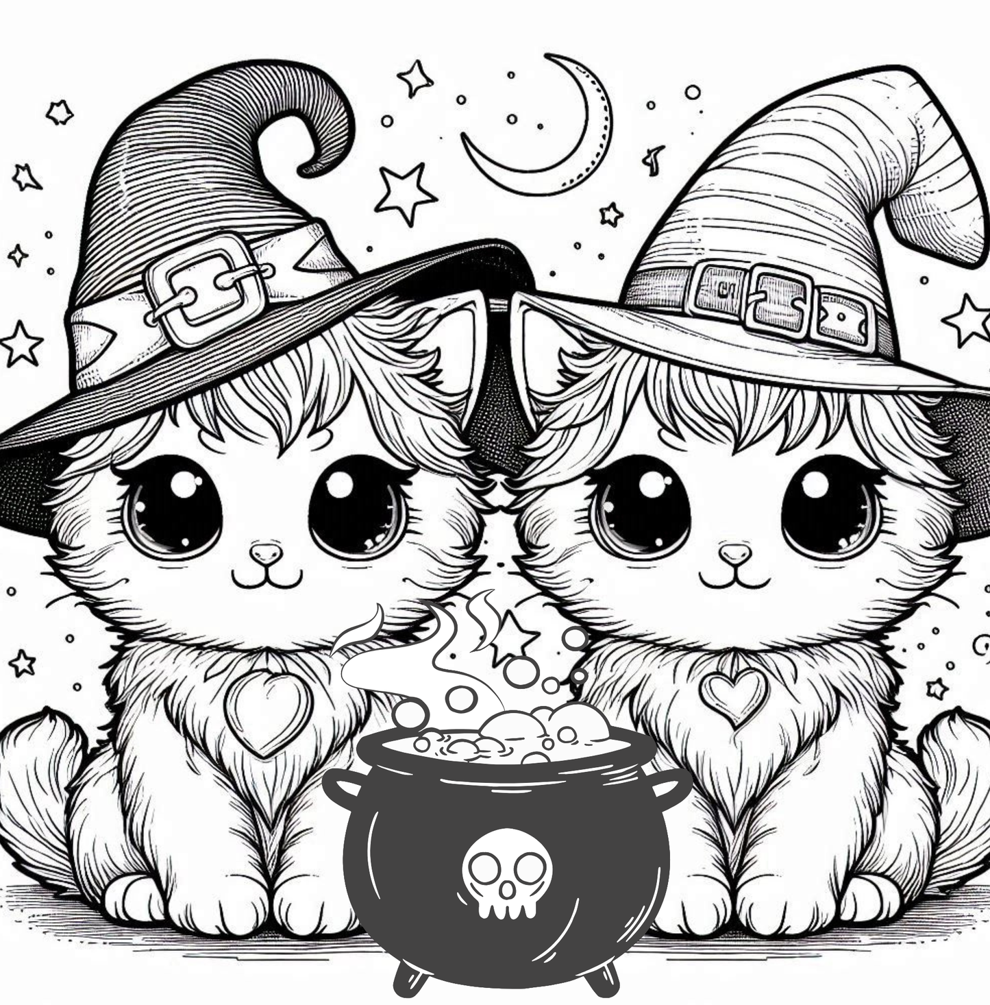 Happy Halloween Coloring Book for Kids & Adults | Spooky Fun Coloring Pages
