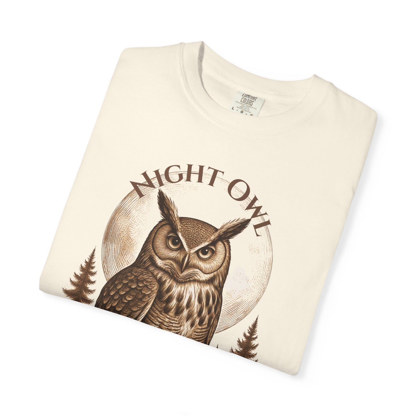 Night Owl – Vintage Engraving Owl T-Shirt | Dark Academia Forestcore